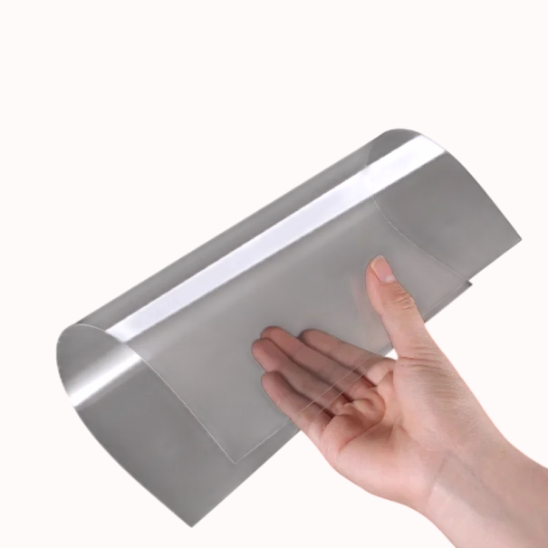 Zestaw 2 sztuk przezroczystych arkuszy PVC 200x200x2 mm elastyczny przezroczysty plastikowy arkusz folii do modelarstwa osłony tworzenia wypełnienia 1