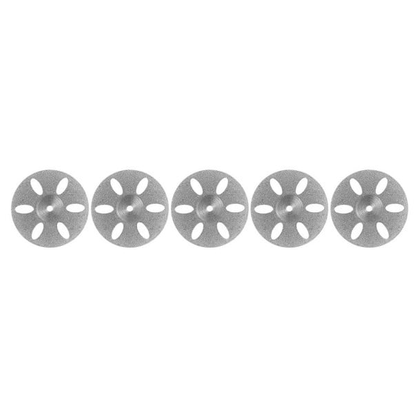 Zestaw 5 diamentowych tarcz tnących CM07 220 0,20 mm do laboratorium dentystycznego Ultracienka dwustronna tarcza z dużymi otworami do precyzyjnego 1