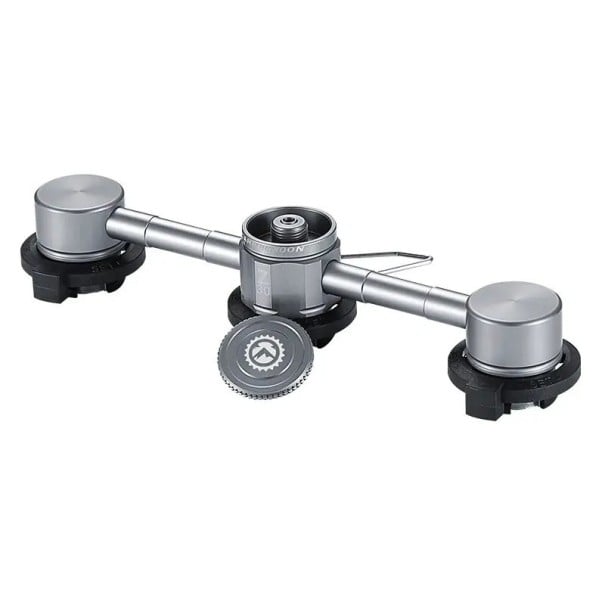 Zestaw adapterów do butli gazowej 190 x 62 x 42 mm Aluminium Przejściówka do kuchenki gazowej Campingowy adapter do kartuszy Gotowanie na świeżym 1