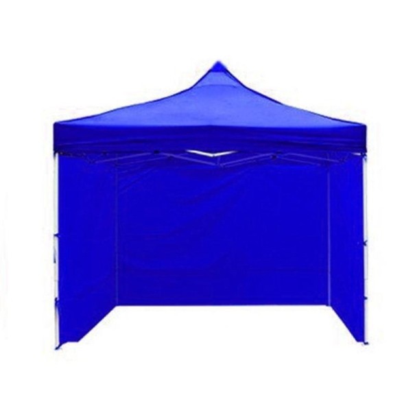 Zijwand voor tuinprieel blauw