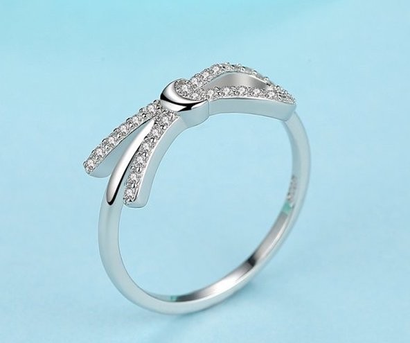 Zilveren ring voor dames 8