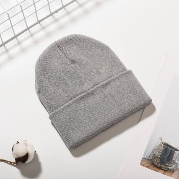 Zimné čiapky beanie sivá