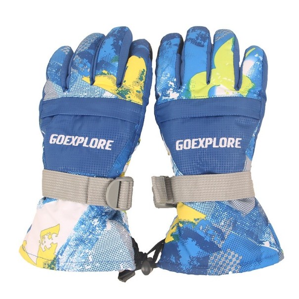 Zimné dotykové rukavice J2759 modrá XL