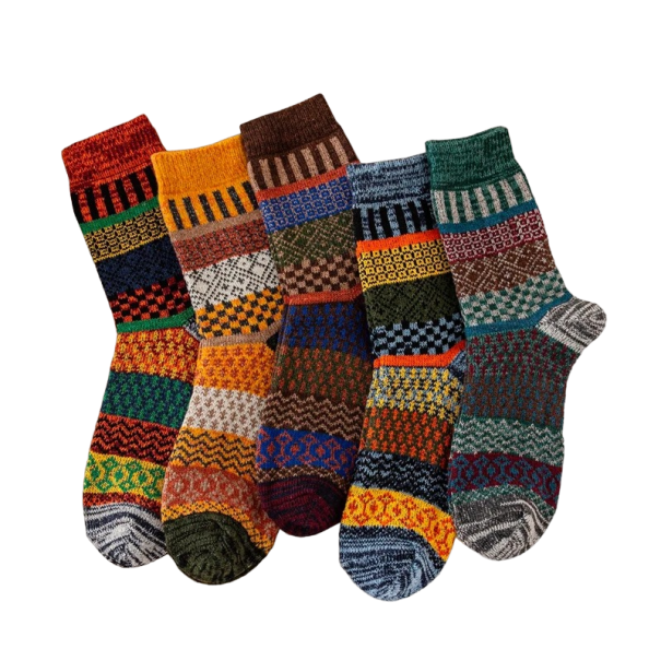 Zimné ponožky unisex 5 párov, veľkosť 39 - 45 V183 1
