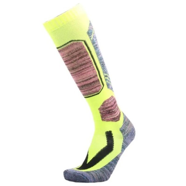 Zimní bavlněné ponožky pro muže Pánské lyžařské ponožky Sportovní vysoké ponožky zelená 40-45