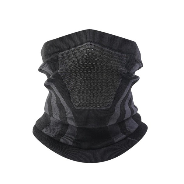 Zimní kukla 40 x 22 cm Unisex větruodolná a elastická maska z nylonu a spandexu na lyže snowboard motocykl i kolo více barev šedá