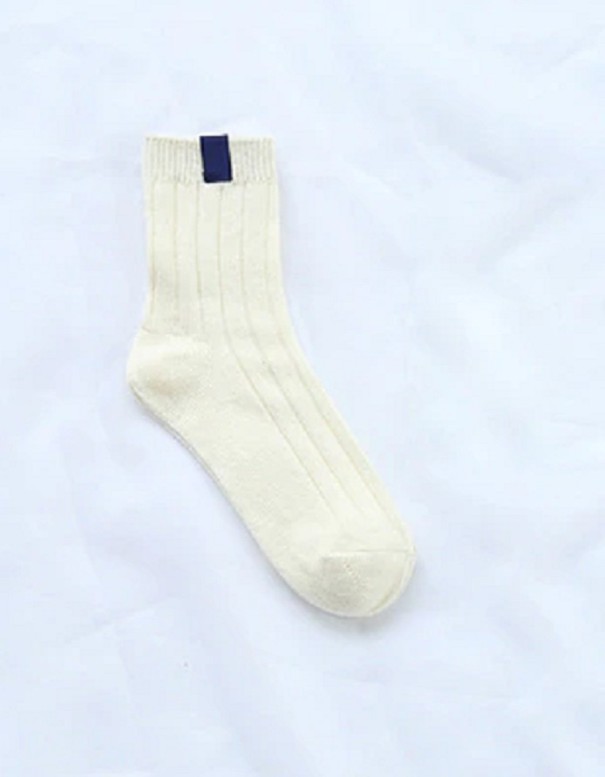 Zimní ponožky bílá