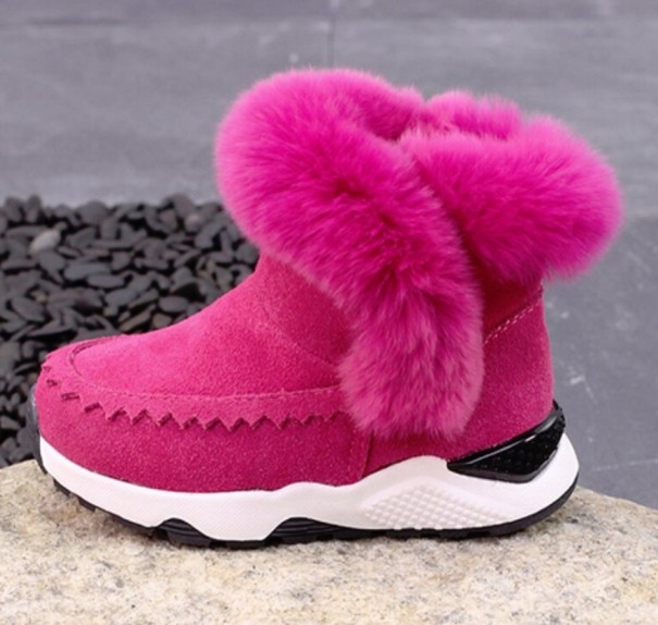 Zimowe buty dziecięce A6 różowy 26