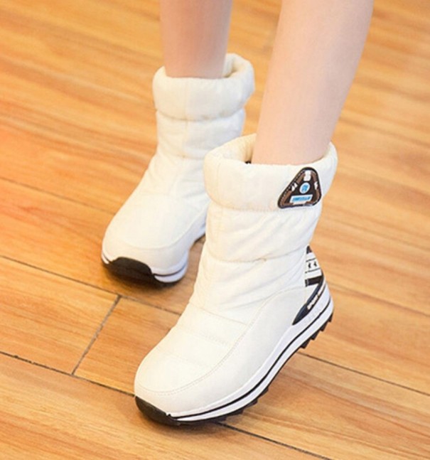 Zimowe buty dziewczęce Amber biały 37