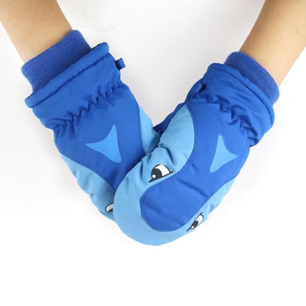Zimowe rękawiczki dziecięce z rekinem 1
