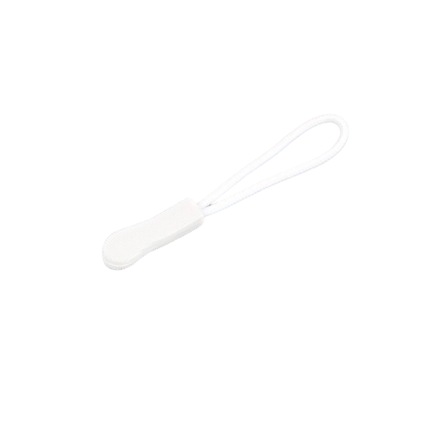 Zip Slider Pulls 10 pcs white