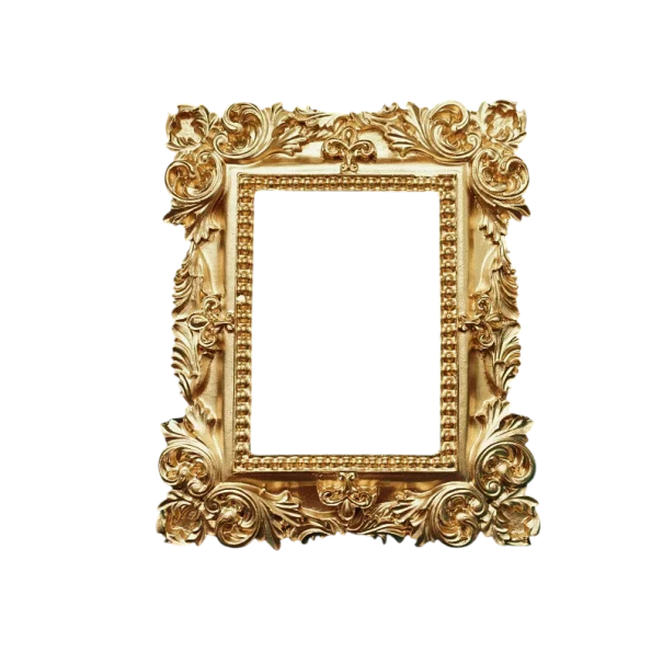Złoty retro prostokątny ramka na zdjęcia 10 x 8,4 cm dekoracja z żywicy na biżuterię paznokcie domowa ozdoba rekwizyt fotograficzny do tła zdjęciowego 1