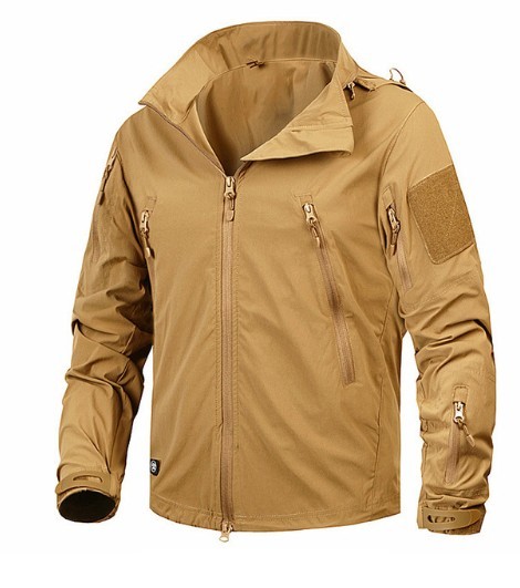 Značková pánska armádna bunda J2760 khaki XL