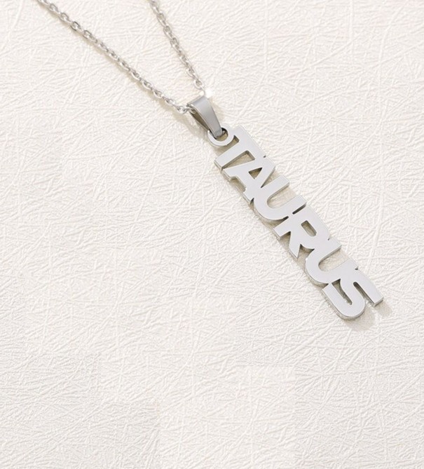 Zodiac-halsband för kvinnor silver 11