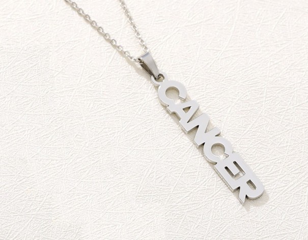 Zodiac-halsband för kvinnor silver 3