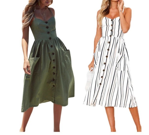 Zomerjurk voor dames met bandjes