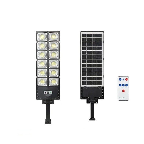 Zonne-straatverlichting voor buiten, 62x16,5 cm, waterdicht, tuinverlichting met bewegingssensor, afstandsbediening, geïntegreerd LED-paneel 1