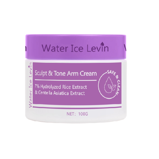 Zpevňující krém na paže Sculpt & Tone 100 g S 7% hydrolyzovaným extraktem z rýže a pupečníkem Fialový obal Na zpevnění a hydrataci 1