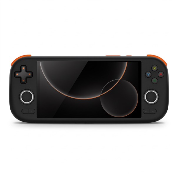 Zsebkészülék játék konzol érintőképernyős IPS kijelzővel 5,5" 1080p és Android 14 4 GB + 64 GB 5000 mAh akkumulátorral és Hall-effektusú fekete