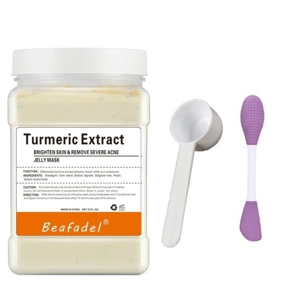 Zselatin lehúzható arcmaszk zselés arcmaszk öregedésgátló revitalizáló arcmaszk púderes hidratáló lehúzható maszk növényi kivonatokkal 200g Turmeric Extract