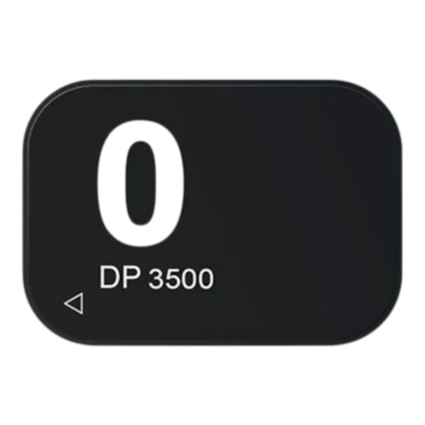 Zubní rentgenová fosforová destička bez magnetu, velikost 0, 22 × 31 mm, plastová, černá, pro digitální intraorální rentgen ve stomatologii 1