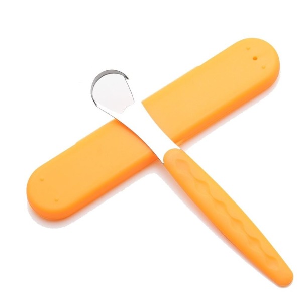 Zungenschaber aus Edelstahl H1899 orange
