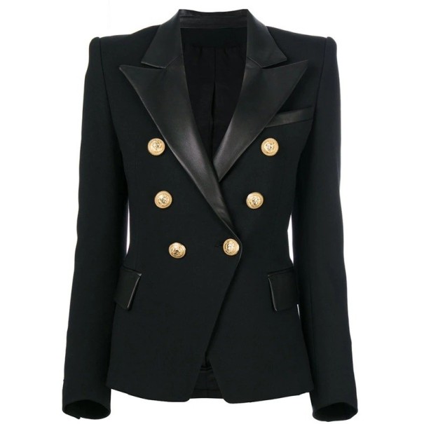 Zwarte blazer voor dames XL