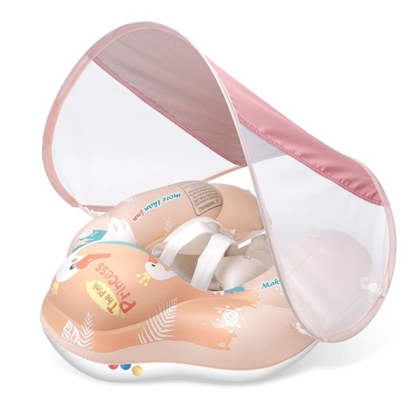 Zwemband met kap 2-6 jaar (13-22 kg) abrikoos
