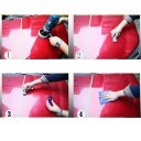 1 conjunto de produto de polimento hidrofóbico para pintura Cuidados manuais da carroçaria Esponja e pano para proteção da superfície e realce 6
