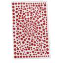 1 hoja de piedras adhesivas para la cara Joyas 3 4 5 mm Mezcla para maquillaje de boda y de noche Festivales Carnavales Bailes y decoración de maquillaje original 2