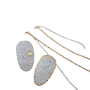 1 m 3D perles pour ongles mini pierres 0,8 mm Billes métalliques en chaîne Décoration pour ongles, dents, verre, téléphone, cahier, maison 2