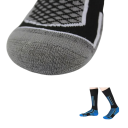 1 paire de chaussettes de ski d'hiver en coton Taille 33–45 Chaussettes de sport hautes renforcées et chaudes pour hommes, femmes et enfants 8