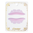 1 par de almofadas de silicone para elevação de pestanas 5,5 x 1,5 cm Aplicador macio brilhante Butterfly para lifting de pestanas reutilizável 5