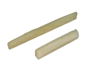 1 par de ponteira de guitarra 7,2 x 0,3 cm e nut 4,3 x 0,6 cm de osso bovino Cor branca ou não branqueada Conjunto de substituição 4