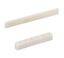 1 par de Puente de guitarra 8 x 0,3 cm y cejuela 5,2 x 0,6 cm de hueso de vaca Blanca o sin blanquear Juego de repuesto para guitarra clásica 1