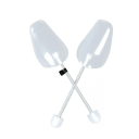 1 pereche de extensii negre pentru încălțăminte cu arc Mărimea 40–47 Suport anti-deformare de înaltă calitate Expansor pentru încălțăminte 3
