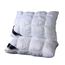 1 Set 2 Kissen 48 × 74 cm weiß atmungsaktives Schlafkissen weiches Kissen für das Schlafzimmer ergonomische Unterstützung der Halswirbelsäule 1