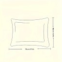 1 Set 2 Kissen 48 × 74 cm weiß atmungsaktives Schlafkissen weiches Kissen für das Schlafzimmer ergonomische Unterstützung der Halswirbelsäule 7