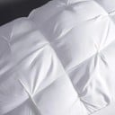 1 Set di 2 cuscini 48 × 74 cm bianco cuscino traspirante per dormire cuscino morbido per la camera da letto supporto ergonomico per la cervicale 4