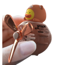 1 st magnetisk klipp för bilventilation Aromaterapi Anka i björndräkt med propeller Söt tecknad figur Inredningsdekoration 4