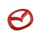 1 Stück ABS Auto Lenkrad Mittel Emblem Aufkleber Dekoration Innenraum für Mazda MX-5 2 3 5 6 CX-3 CX-5 CX-7 CX-8 RX-8 Axela verschiedene Farben 2