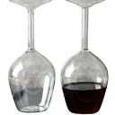 1 unidade Copo de vinho invertido 375 ml 5,5 x 20,5 x 8,5 cm Copo de vinho com design engraçado presente original decoração para restaurante 3