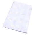 10 arkkia silkkipaperia 50 x 70 cm Lehtikuvio valkoisella taustalla Erilaisia värejä Kukkapaperi DIY-lahjoille ja hääkoristeille 4