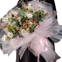 10 Blätter wasserfestes Geschenkpapier 58 x 58 cm für Blumen mit goldenen Rändern Elegante Verpackung für Sträuße Verschiedene Farben 27