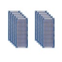 10 buc. placă prototip pentru circuite imprimate 3 x 7 cm Plăci PCB universale cu două fețe pentru sudare proiecte electronice DIY și testarea circuitelor 1