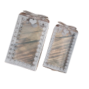 10 buc Prăjiturele transparente din PVC 7 x 5 x 5 cm Cutii de cadouri din plastic cu fundiță și inimioare Cadouri de nuntă Ambalaje de Crăciun pentru dulciuri Ambalaje de cadouri pentru zile de naștere 3