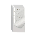 10 bucăți Capcane lipicioase transparente pentru muște 21 × 7 cm capcane lipicioase rezistente la apă pentru sticlă de feronerie și uși pentru prinderea insectelor zburătoare 1