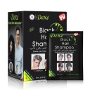10 bucăți Dexe Fast Șampon Colorant pentru Păr 25 ml Șampon Natural pentru Păr Negru în 5 Minute, Culoare Pe Bază de Plante pentru Negru, Aplicare 1