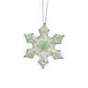 10 Crystal Snowflakes 4.3 cm Hanging Decorations Christmas Ornaments Pendants for Home Decoration and Festive Arrangements 1