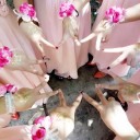 10 db ideiglenes tetoválás készlet 5,5 x 5,5 cm Arany motívumok leánybúcsúra 4